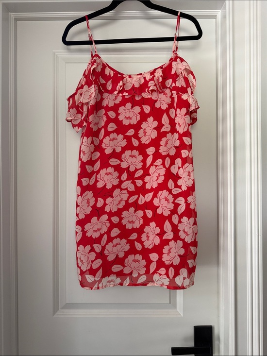 Abercrombie & Fitch Dresses & Skirts - Abercrombie & Fitch Red Floral Slip Dress